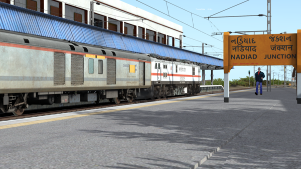 ITS 22967 - Ahmedabad - Prayagraj Weekly SF Express (Part 3) by Pritam Das Indian Train Simulator Scenario on WRv1 (RJT-SUNR-ADI-BRC) [Discontinued] Route