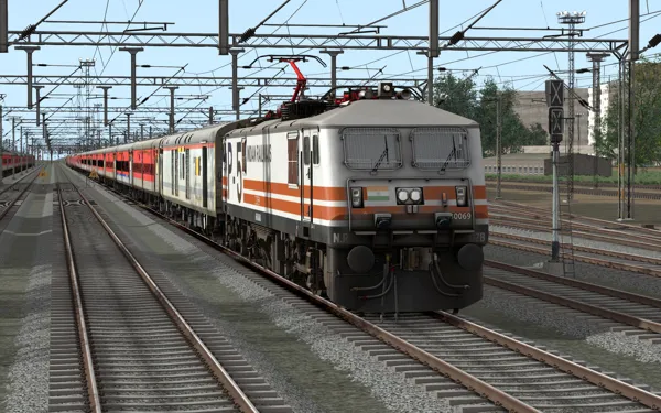 22907-Madgaon Hapa exp (running 5 hrs late) Indian Train Simulator Scenario on WRv1 (RJT-SUNR-ADI-BRC) [Discontinued] Route