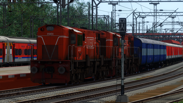 (P2) DUAL ALCO FRIGHT BY ULLAS Indian Train Simulator Scenario on ECR (ARA - JHAJHA) FLG Route