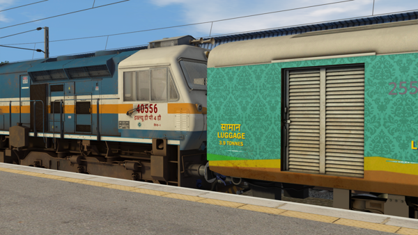 (ITS)22498/Tiruchchirappalli-Shri Ganganagar Humsafar Express BY J.P RAILWORKS GAMING(PART -2) Indian Train Simulator Scenario on WRv1 (RJT-SUNR-ADI-BRC) [Discontinued] Route