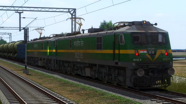 (ITS)BTPN GOODS TRAIN BY J.P RAILWORKS GAMING (PART -2) Indian Train Simulator Scenario on WRv1 (RJT-SUNR-ADI-BRC) [Discontinued] Route
