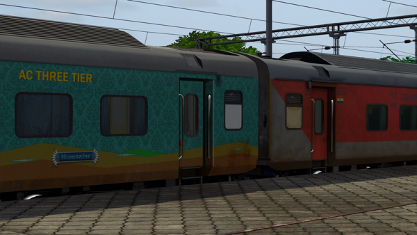 PART 2 - ITS 20923 - Tirunelveli - Gandhidham Humsafar Express by Pritam Das Indian Train Simulator Scenario on KERALA V2 ERS - CLT - MAQ  Route