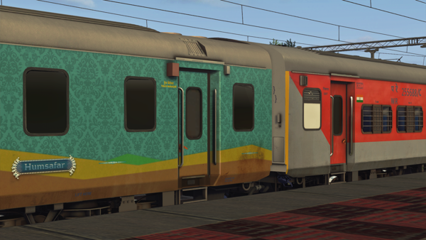 (PART 1)21902/Barmer - Bandra Terminus Humsafar SF Express Indian Train Simulator Scenario on South central railways route by IndoSim Route