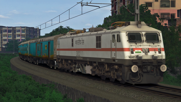 PART - 1 of 22705/Tirupati - Jammu twai Humsafar express by Streak 2 gaming ( FLG + ITS LHB + Indo sim ICF and freight pack) Indian Train Simulator Scenario on South central railways route by IndoSim Route