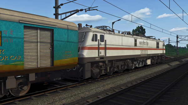 PART - 2 of  22705/Tirupati - Jammu Tawi Humsafar Express by Streak 2 gaming ( FLG + ITS LHB + Indo sim ICF and freight pack)
 by Streak 2 gaming( FLG + ITS LHB + Indo sim ICF and freight pack) Indian Train Simulator Scenario on South central railways route by IndoSim Route