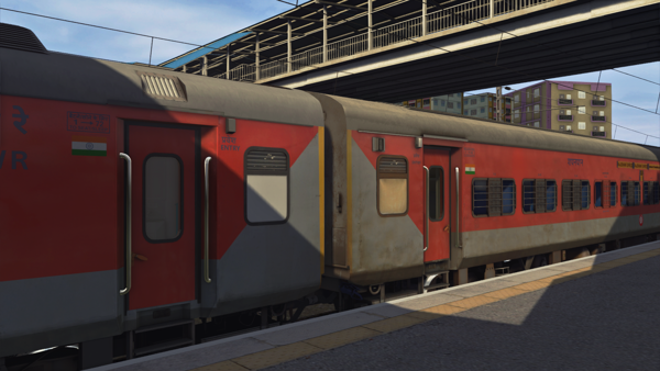 (PART 2)19028/Jammu Tawi - Bandra Terminus Vivek Express Indian Train Simulator Scenario on South central railways route by IndoSim Route
