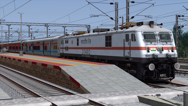 ITS 22942 - MCTM Udhampur - Indore Weekly SF Express by Pritam Das Indian Train Simulator Scenario on Pathankot-Katra line Route