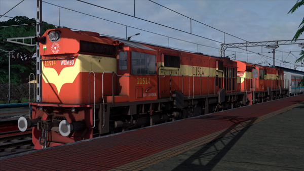 [FREEWARE] (FLG+ITS+ISW) 07076/Gorakhpur - Hyderabad Special Fare Summer Special By Ar simulations {PART-1} Indian Train Simulator Scenario on South central railways route by IndoSim Route