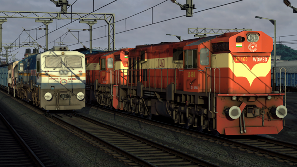 [FREEWARE] (FLG+ITS+ISW) 07076/Gorakhpur - Hyderabad Special Fare Summer Special By Ar simulations {PART-3} Indian Train Simulator Scenario on South central railways route by IndoSim Route