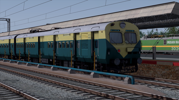 74909 Pathankot - MCTM Udhampur MEMU Indian Train Simulator Scenario on Pathankot-Katra line Route