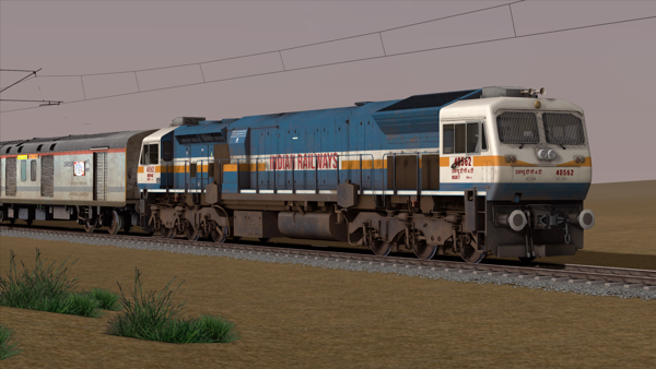 22981 Kota - Shri Ganganagar SF Express (PART-1) BY LOCO GAMER Indian Train Simulator Scenario on RISING RAJASTHAN Route
