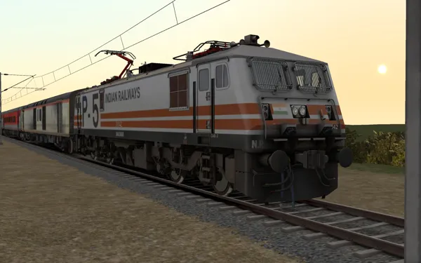 20936/Indore - Gandhidham Weekly SF Express Indian Train Simulator Scenario on WRv1 (RJT-SUNR-ADI-BRC) [Discontinued] Route