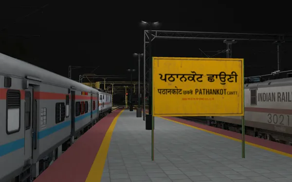 ITS 09027 / Bandra Terminus - Jammu Tawi Vivek Special Fare Special Indian Train Simulator Scenario on Pathankot-Katra line Route