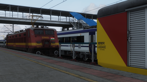 ITS 12932 - Ahmedabad - Mumbai Central AC Double Decker Express (Part 2) by Pritam Das Indian Train Simulator Scenario on WRv1 (RJT-SUNR-ADI-BRC) [Discontinued] Route