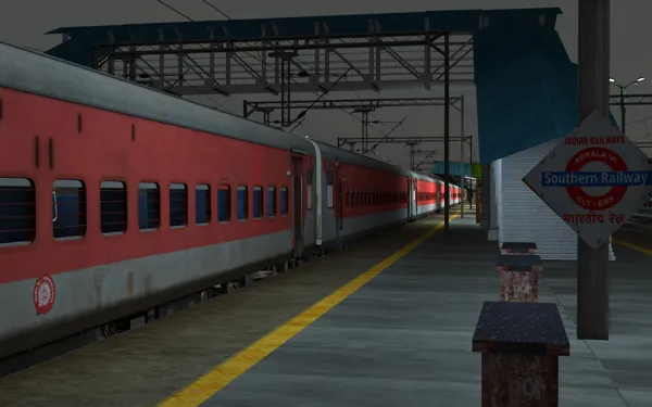 22149 - Ernakulam Jn. - Pune SF Exp BY PHONIX Indian Train Simulator Scenario on KERALA V2 ERS - CLT - MAQ  Route