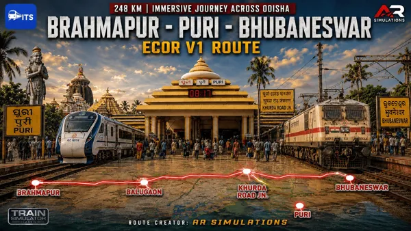 ECOR V1 Brahmapur - Puri - Bhubaneswar