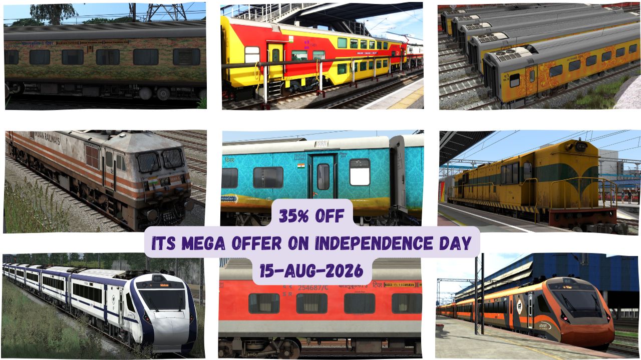 InTrainSim Independence Day Sale 2026 — 35% Off